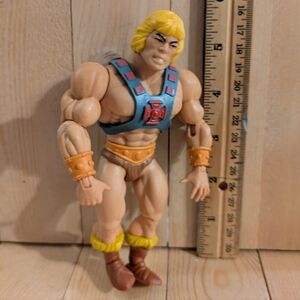 He-man Masters Of The Universe Action Figure with Blue and Tan Outfit